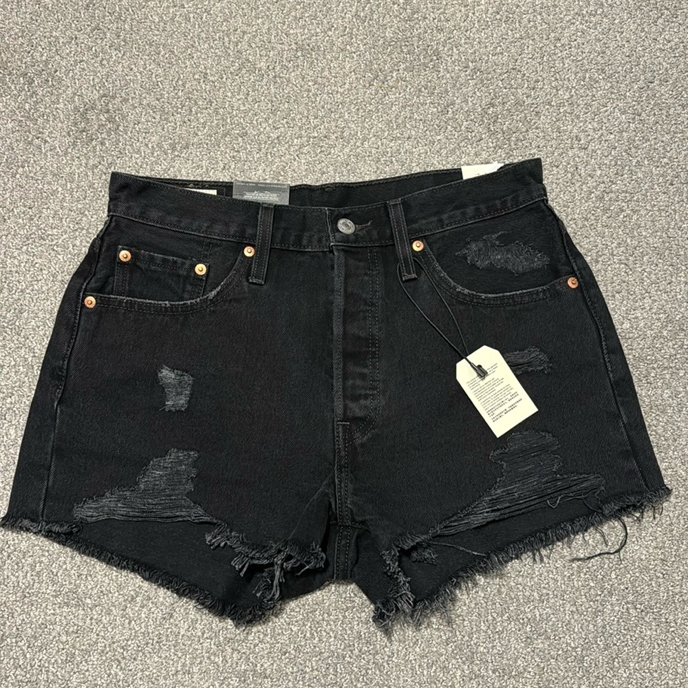 NWT Black Levi’s Jean Shorts